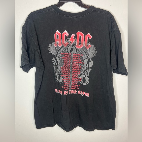 AC/DC Black Ice 2008/09 Concert Tour Shirt Size 3XL - Picture 6 of 8